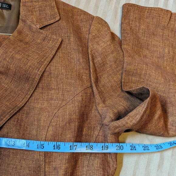 Lafayette 148 Designer Linen Pant Set - Jacket and Pants Size 12 - Picture 10 of 15